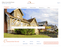Tablet Screenshot of gillumgrouprealestate.com